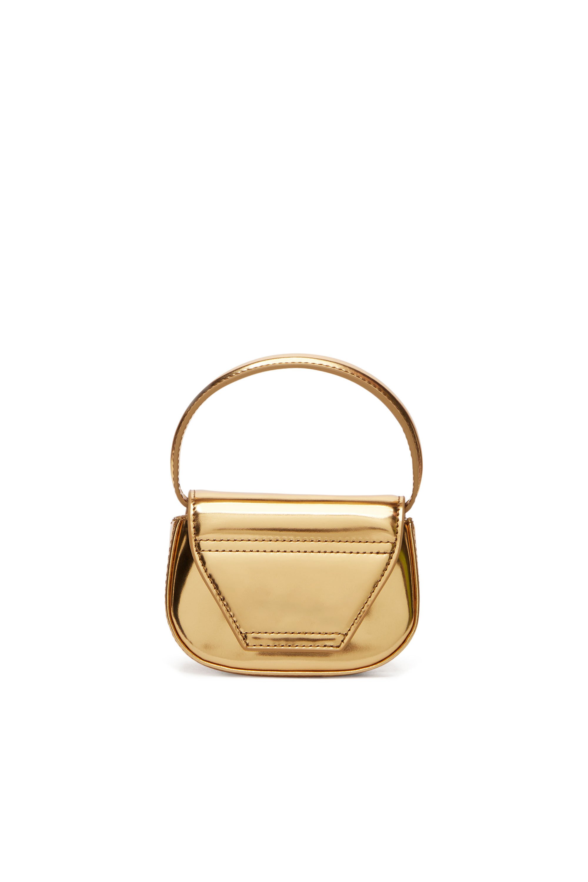 Diesel - 1DR-XS-S, Woman's 1DR-XS-S-Iconic mini bag in mirrored leather in Gold - 3