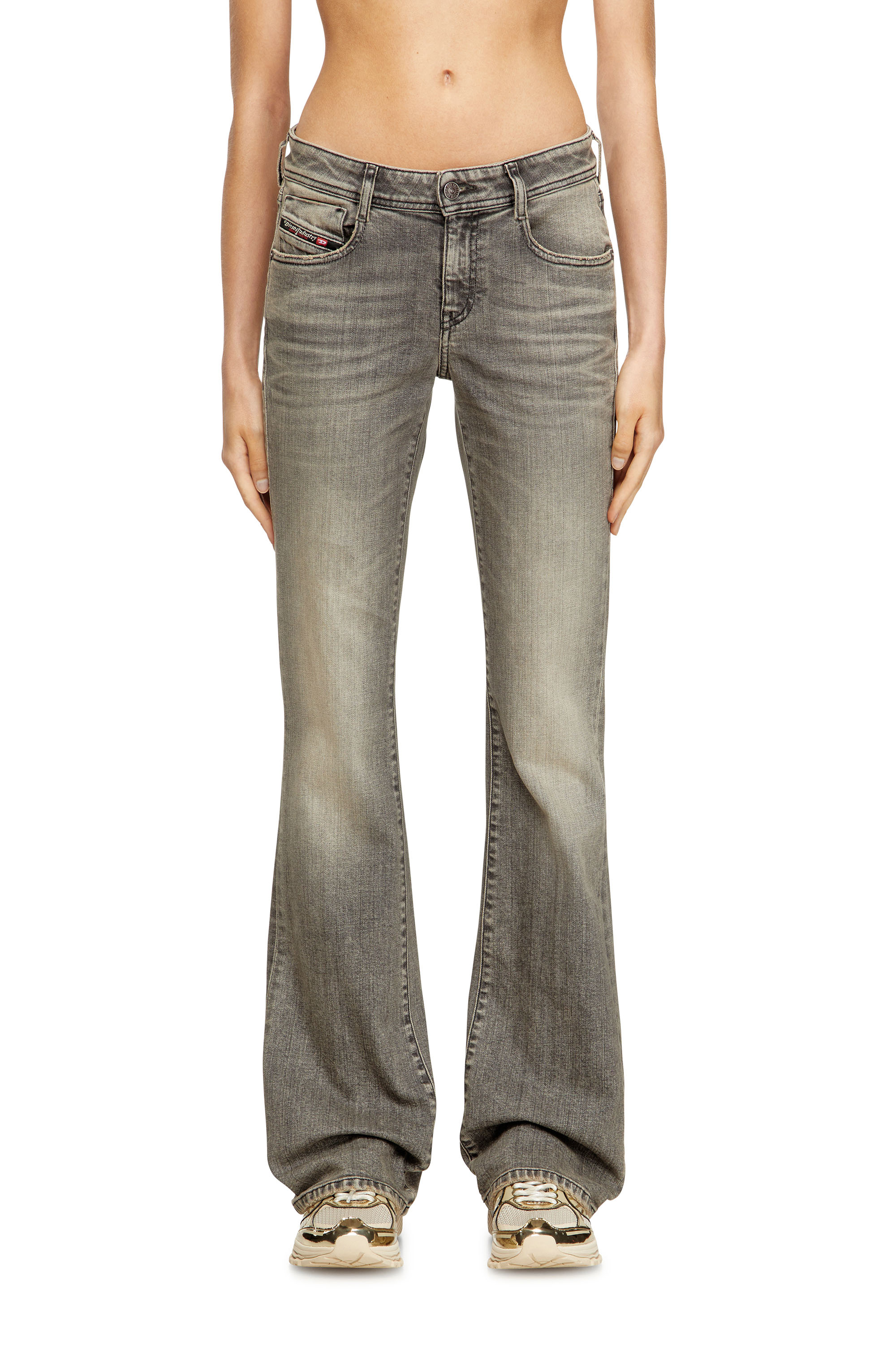 Diesel - Woman's Bootcut Jeans 1969 D-Ebbey 09L99, Grey - 2