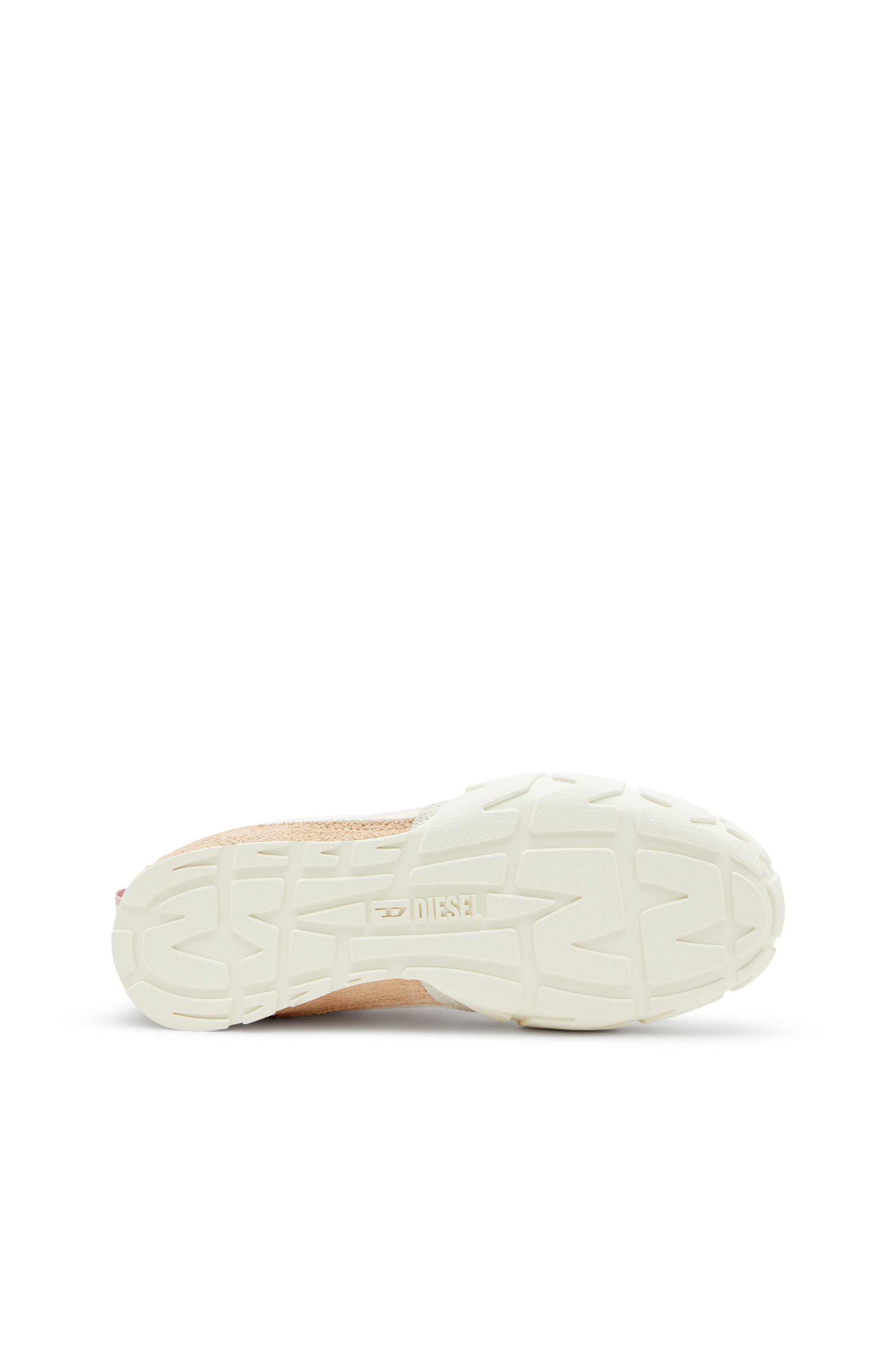 Diesel - S-PAGODHA LOW W, Woman's S-Pagodha-Sneakers in leather, suede and ripstop in Beige - 4