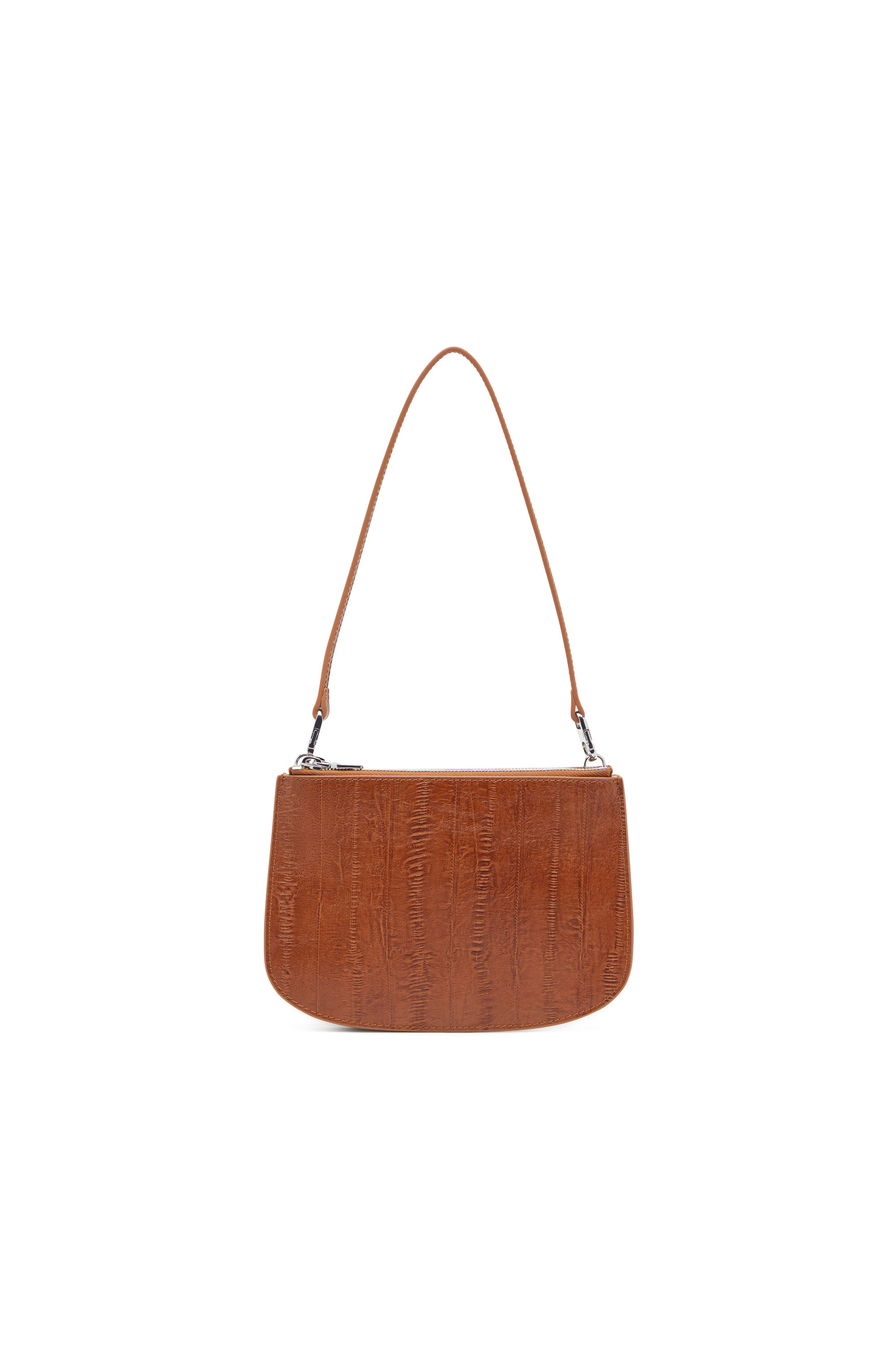 Diesel - 1DR TWIN, Woman's 1DR Twin-Double-pouch shoulder bag in printed leather in Brown - 2